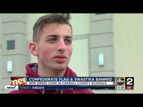 No Confederate flags or swastikas allowed