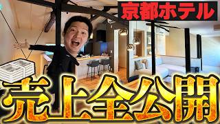 新たに立ち上げた"京都ホテル"の売上をガチで全公開しちゃいます【実写】