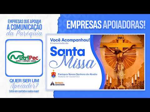 Santa Missa Dominical - 01/03/2026 - 19h:30