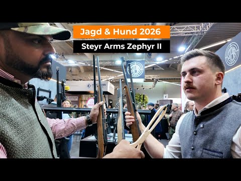 Jagd & Hund 2026: Am Stand von AKAH - die Steyr Arms Zephyr II