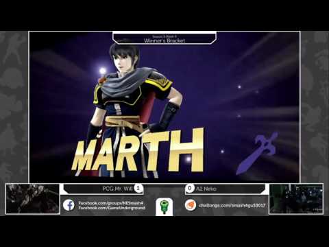 S4@GU 5-30 (Winner's Bracket): PCG Mr. Will (ROB) vs A2 Neko (Marth)