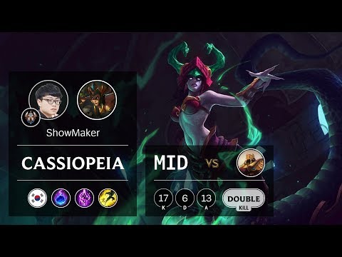 Cassiopeia Mid vs Azir - KR Challenger Patch 9.13