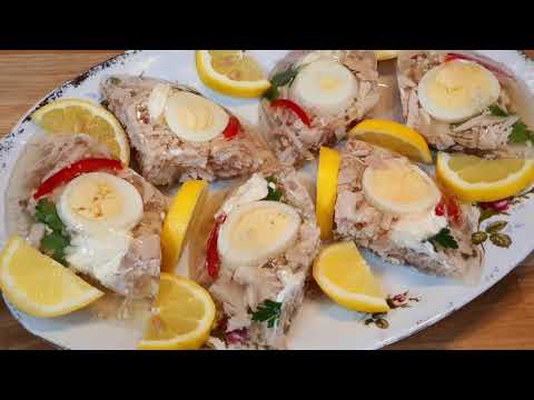 Domowy tradycyjny galart z kurczaka / Homemade traditional chicken galantine 👍👍👍