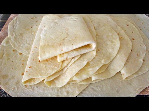 خبز التورتيلا السريع ناجح رطب ولذيذ بطريقة سهلة جدا /pain tortilla