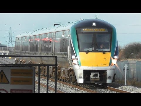 Irish Rail 22000 Class Intercity Train 22312 - Clondalkin & Fonthill Station, Dublin