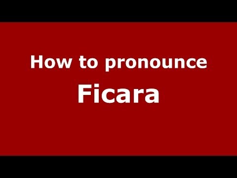 How to pronounce Ficara (Italian/Italy) - PronounceNames.com