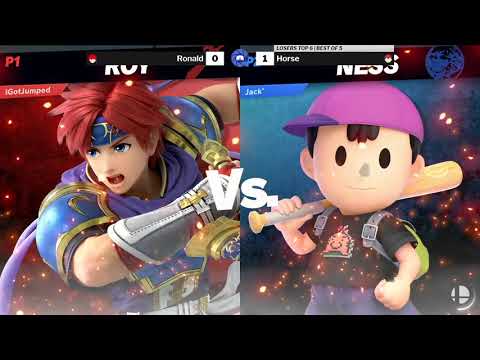 The Smash Lab 211 Losers Top 8 - Horse (Ness) vs Ronald (Cloud, Roy)