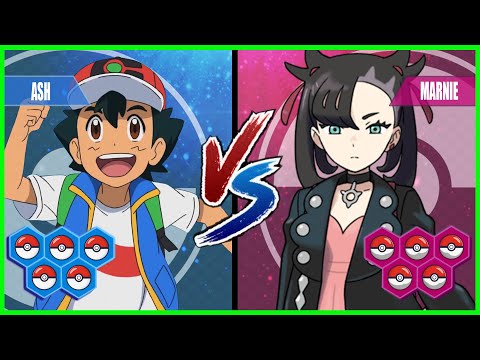 Pokemon Battle Pedia: Ash Vs Marnie
