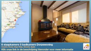 preview picture of video '6 slaapkamers 5 badkamers Dorpswoning te Koop in Country House, Daya Vieja, Alicante, Spain'