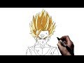 How To Draw Gohan SSj2 Step By Step Dragonball