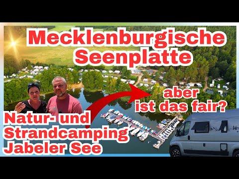 😲 Don't miss this spot! 📍Mecklenburg Lake District camping for everyone right on Lake Jabel