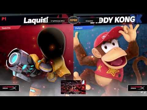 HyperX Arena 5 Year Anniversary | SSBU | Capitancito (Mii Gunner) vs Dakpo (Diddy Kong) - WQ