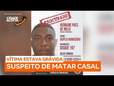 Polícia procura suspeito que matou homem e grávida em Formosa (GO)