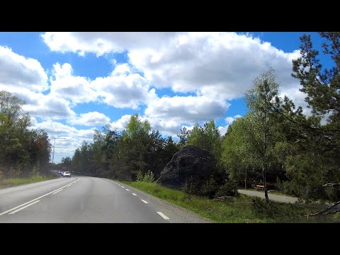 Sweden, Drive From Jordbro To Flemingsberg,  Huddinge Kommun