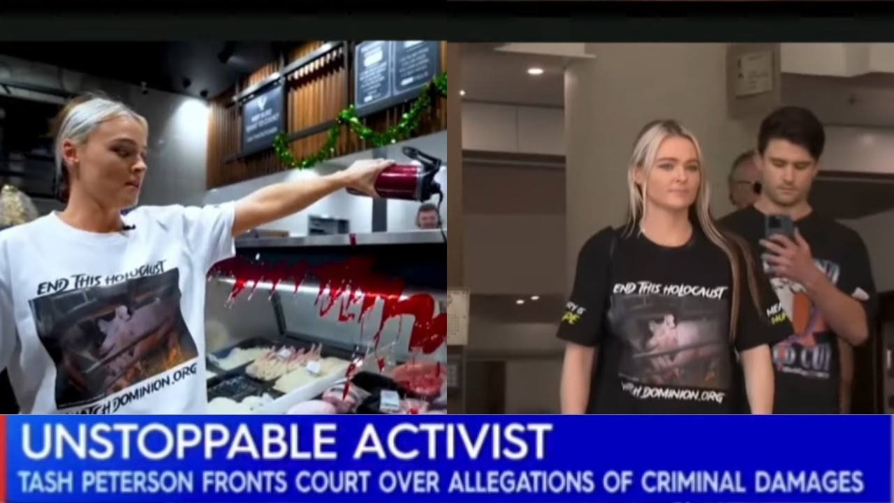 Crazy vegan destroys butcher shop and gets arrested