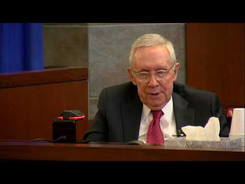 Harry Reid takes the stand in injury lawsuit