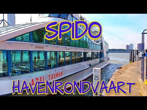 SPIDO havenrondvaart in Rotterdam verbeterde video en commentaar (4K)