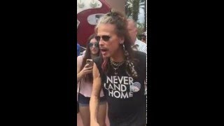 Aerosmith's Steven Tyler Visits Disney's Hollywood Studios - Rock 'n' Roller Coaster