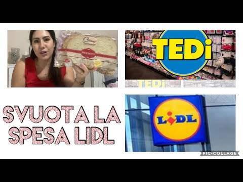 Mega svuota la spesa LIDL e TEDI