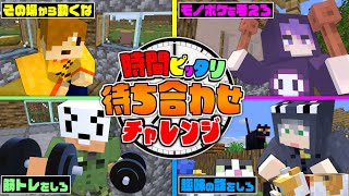 【マインクラフト】集合時間を決めなくても同じ時間に集合できるよな?【日常組】