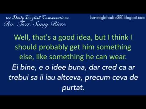 Conversatii în Englezā. Lectia. 87. Cumpārāturi pentru un prieten.