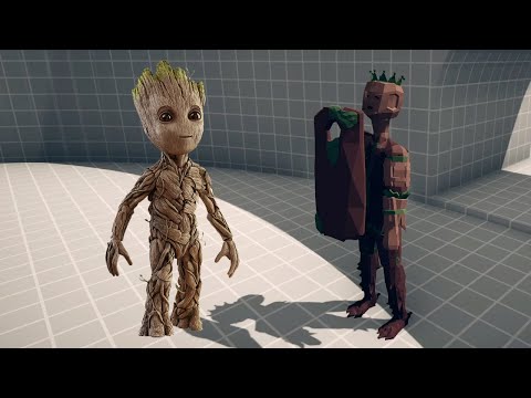 MARVEL GROOT vs 100x EVERY UNIT - Totally Accurate Battle Simulator TABS