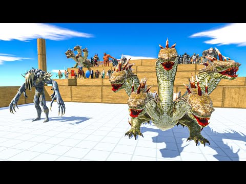 SCOURGE and HYDRA vs EVERY UNIT (reposted) - Animal Revolt Battle Simulator