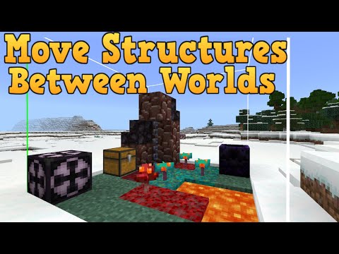 dakonblackrose - How To Move Structures Between Worlds In Minecraft Bedrock Edition