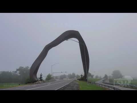 08-13-2021 Lycoming Mall, Muncy, PA - Friday the 13th Nightmare Fog Slowing Traffic And Reducing Vis