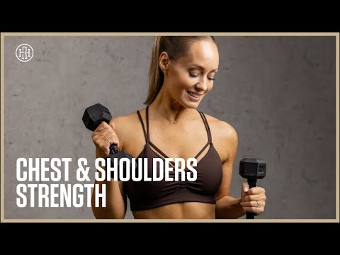 40MIN Chest & Shoulders  // Day 37: HR12WEEK 5.0