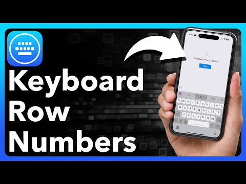 How To Get Number Rows On iPhone Keyboard