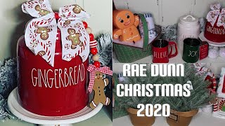 Rae Dunn Christmas & Home Decor Haul 2020 Gingerbread Canister!