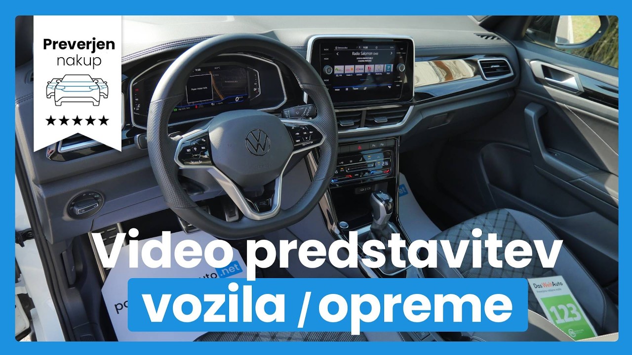 Volkswagen T-Roc 1.5 TSIDSG R-line - SLO - KAMERA - DIG.ŠTEVCI
