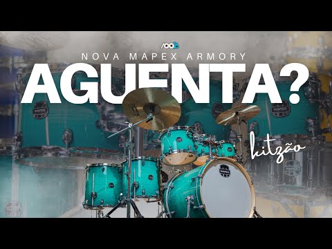 Essa Batera Aguenta Estrada? Nova Mapex Armory em um kit completo!