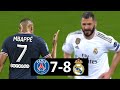 Real Madrid vs Paris Saint Germain 8-7 -  All Goals (2015-2021)
