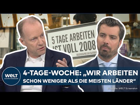 DEUTSCHLAND: Die umstrittene Zukunft der Arbeitszeit - Wie realistisch ist die 4-Tage-Woche?