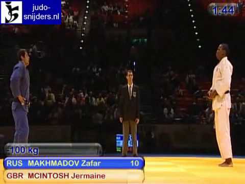 Judo 2009 Birmingham: Makhamadov (RUS) - Mcintosh (GBR) [-100kg].