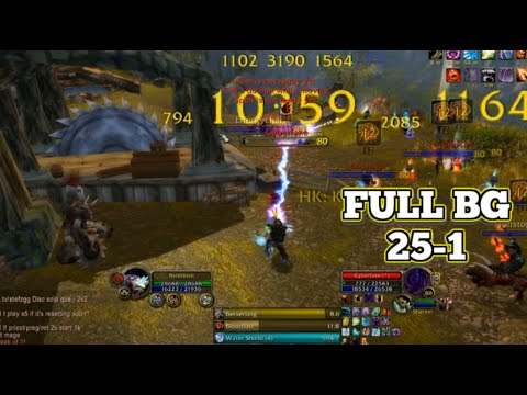 25-1 Full BG WotLK PvP (fat crits, top D) - Rakzo