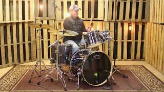 Video thumbnail for DW Performance Maple Chrome Shadow Drum Set - 22, 10, 12, 16 by The Drum Shop - Portland, Maine
