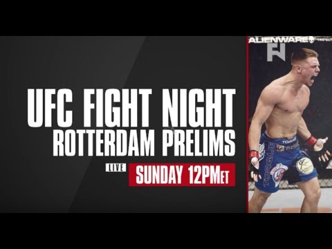 UFC Fight Night Rotterdam Prelims LIVE this Sunday at 12 p.m. ET on Fight Network Canada