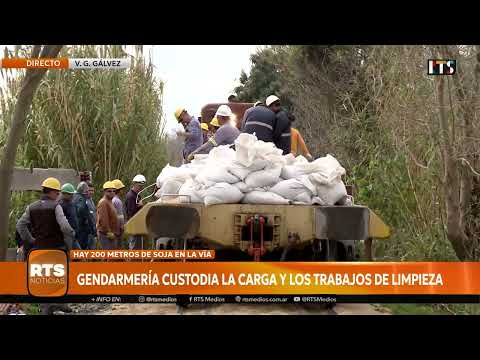 SABOTAJE A UN TREN | Provocan el derrame de 40 toneladas de soja en Villa Gobernador Gálvez