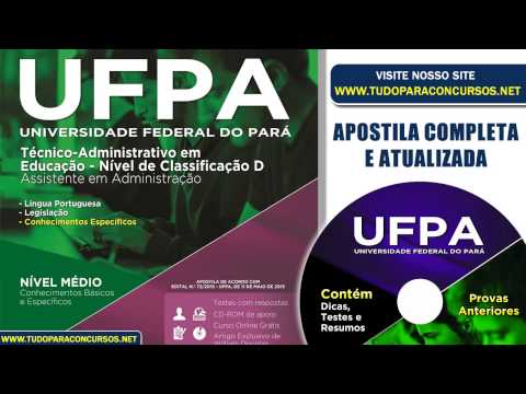 Apostila UFPA 2015 - Assistente em Administração - Tecnico Administrativo em Educação - Impressa