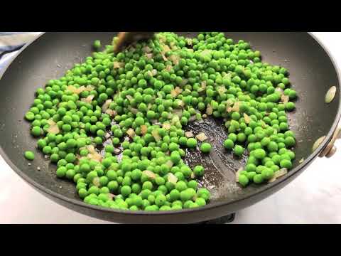 Peas with Bacon, Shallots and Parmesan