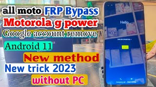 all moto frp bypass Motorola g power frp bypass without PC 100% working free