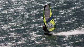 preview picture of video 'Windsurfing am Capo Reamol - Limone Sul Garda - Gardasee'