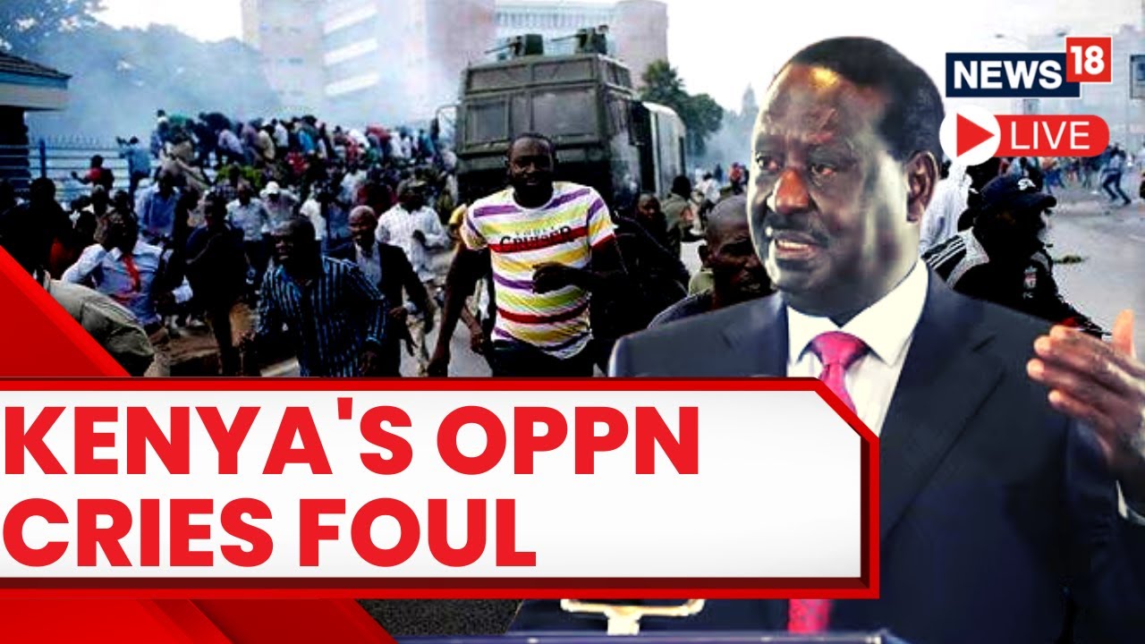 Kenya Protest Live | Raila Odinga Condemns 'Unprecedented Police Brutality' At Protests | Kenya News