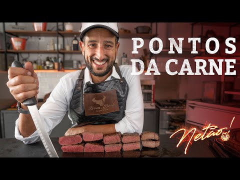 TODOS os Pontos da carne na churrasqueira! | Netão! Bom Beef #146