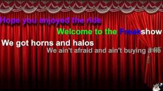 Skillet  - FreakShow Lyrics HQ+HD Album Rise (new)