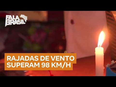 Ventania causa estragos em São Paulo e deixa milhões de pessoas sem energia