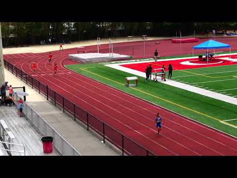 Girls 400m Finals Section 4 TimeSpann Middle School Meet #2 - Cardinal Gibbons HS Apr 2022
